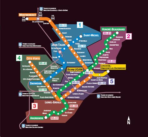 cartier montreal metro map.